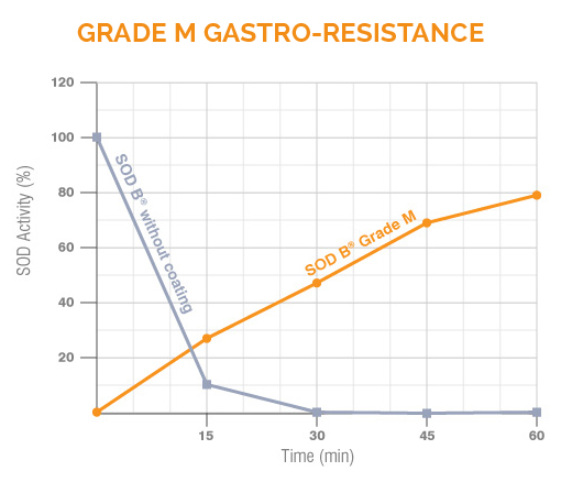 grade M gastro resistance