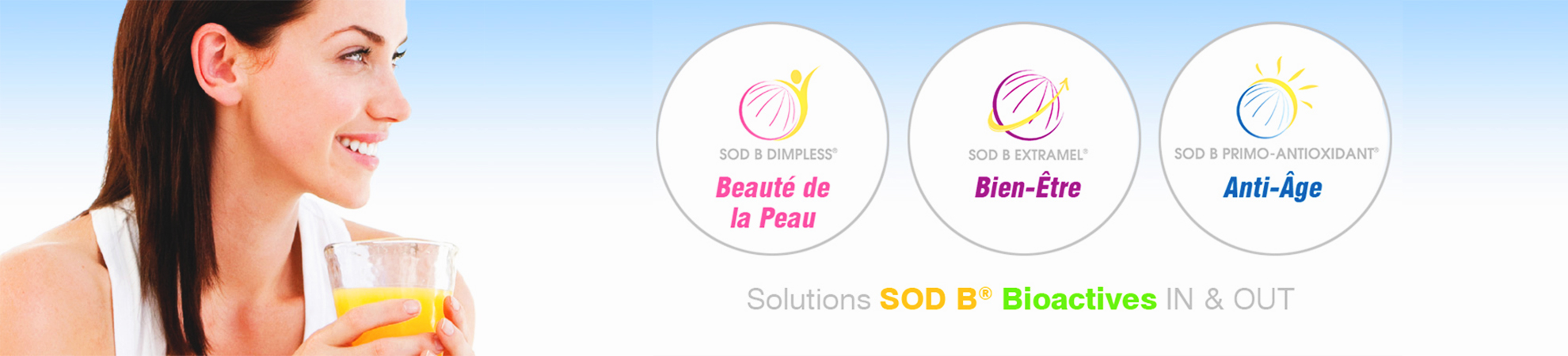 Solutions SOD B bioactives in & out